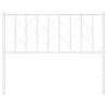 Tête de lit métal blanc 100 cm 