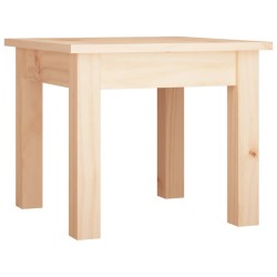 Table basse 35x35x30 cm Bois massif de pin 