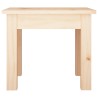 Table basse 35x35x30 cm Bois massif de pin 