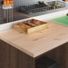 Armoires de garage 6 pcs chêne marron bois d'ingénierie 