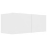 Ensemble de meubles TV 6 pcs Blanc Bois d'ingénierie 
