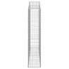 Paniers à gabions arqués 3 pcs 200x30x140/160 cm Fer galvanisé 