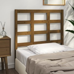 Tête de lit Marron miel 95,5x4x100 cm Bois massif de pin 