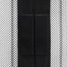 Rideaux de porte anti-insectes 2 pcs avec aimants noir 200x80cm 