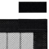 Rideaux de porte anti-insectes 2 pcs avec aimants noir 200x80cm 