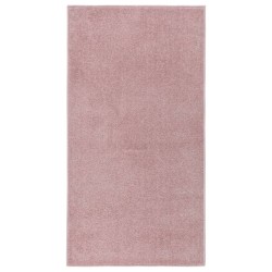 Tapis à poils courts 80x150 cm Rose 
