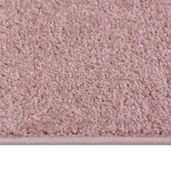 Tapis à poils courts 80x150 cm Rose 