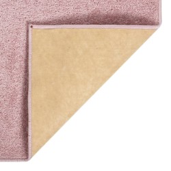 Tapis à poils courts 80x150 cm Rose 