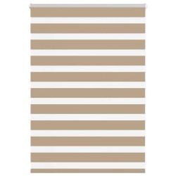Store zèbre marron sable largeur du tissu 100,9 cm polyester 