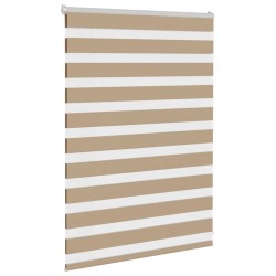 Store zèbre marron sable largeur du tissu 100,9 cm polyester 
