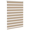Store zèbre marron sable largeur du tissu 100,9 cm polyester 