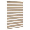 Store zèbre marron sable largeur du tissu 100,9 cm polyester 