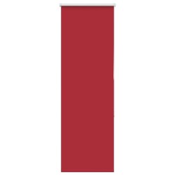 Store enrouleur occultant rouge largeur du tissu 40,7 cm 