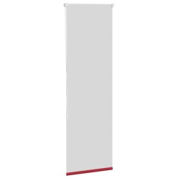 Store enrouleur occultant rouge largeur du tissu 40,7 cm 