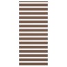 Store zèbre marron 95x200 cm largeur du tissu 90,9 cm polyester 