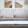Tête de lit métal blanc 193 cm 