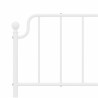 Tête de lit métal blanc 193 cm 
