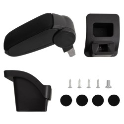 Accoudoir de voiture noir 16x30x(40-50) cm ABS 