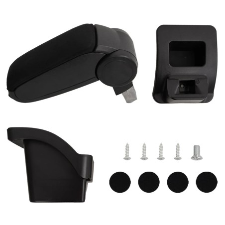 Accoudoir de voiture noir 16x30x(40-50) cm ABS 