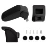 Accoudoir de voiture noir 16x30x(40-50) cm ABS 
