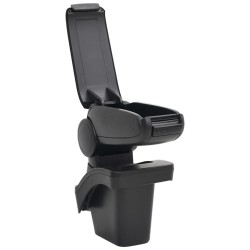 Accoudoir de voiture noir 16x30x(40-50) cm ABS 