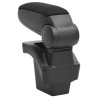 Accoudoir de voiture noir 16x30x(40-50) cm ABS 