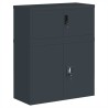Classeur anthracite 90x40x110 cm acier 