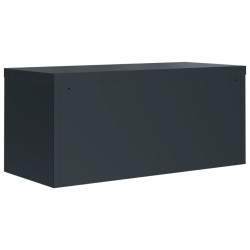 Classeur anthracite 90x40x110 cm acier 