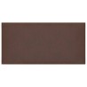 Panneaux muraux 12 pcs Marron 30x15 cm Similicuir 0,54 m² 