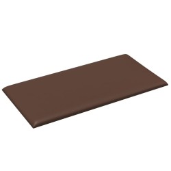 Panneaux muraux 12 pcs Marron 30x15 cm Similicuir 0,54 m² 