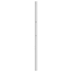 Tête de lit métal blanc 140 cm 