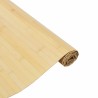 Tapis rectangulaire naturel clair 80x200 cm bambou 
