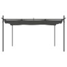 Pergola avec toit rétractable anthracite 395x292x230 cm 