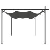 Pergola avec toit rétractable anthracite 395x292x230 cm 