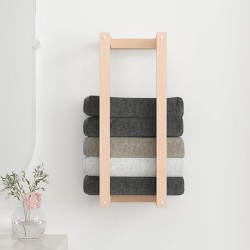 Porte-serviette 23x18x60 cm Bois de pin massif 