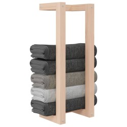 Porte-serviette 23x18x60 cm Bois de pin massif 