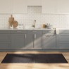 Tapis rectangulaire marron foncé 80x200 cm bambou 