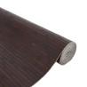 Tapis rectangulaire marron foncé 80x200 cm bambou 