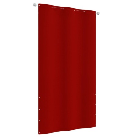 Écran de balcon Rouge 120x240 cm Tissu Oxford 
