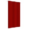 Écran de balcon Rouge 120x240 cm Tissu Oxford 