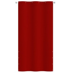 Écran de balcon Rouge 120x240 cm Tissu Oxford 