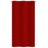 Écran de balcon Rouge 120x240 cm Tissu Oxford 