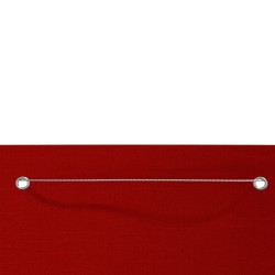 Écran de balcon Rouge 120x240 cm Tissu Oxford 
