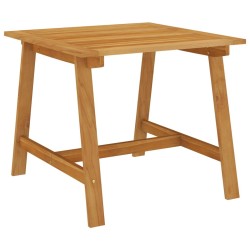 Ensemble à manger de jardin 3 pcs Marron 