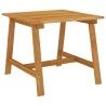 Ensemble à manger de jardin 3 pcs Marron 