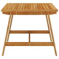 Ensemble à manger de jardin 3 pcs Marron 