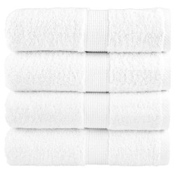 Serviettes d'invité de qualité supérieure SOLUND 4 pcs blanc 