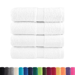 Serviettes d'invité de qualité supérieure SOLUND 4 pcs blanc 