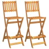 Ensemble de bar d'extérieur 3 pcs Bois d'acacia massif 