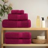 Serviettes d'invité de qualité supérieure SOLUND 4 pcs bordeaux 
